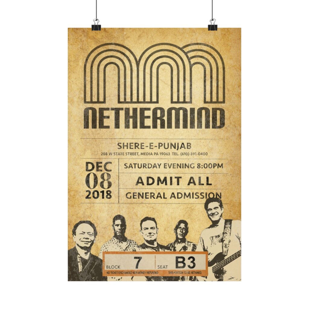 Nethermind at Shere E Punjab Dec 2018 Gig Poster